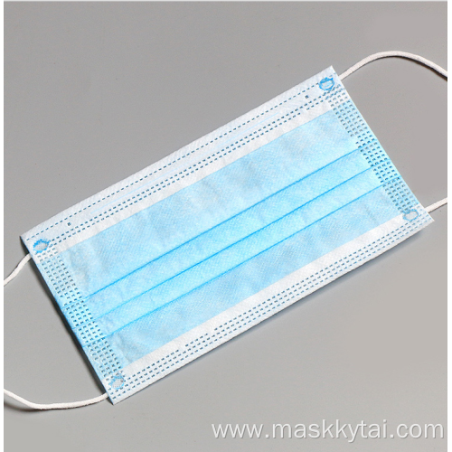 Three-layer spray cloth Mask